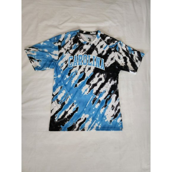 Badger Men's CALIFORNIA Tie Dri Performance Shirt Blue Black White Size Large - Picture 4 of 11